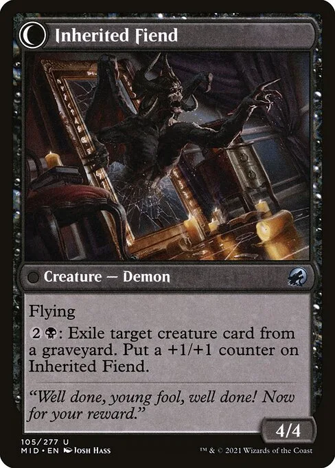 Heirloom Mirror // Inherited Fiend (back)