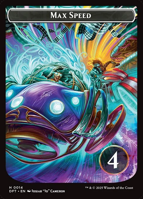 Start Your Engines! // Max Speed (back)