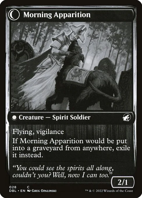 Mourning Patrol // Morning Apparition (back)