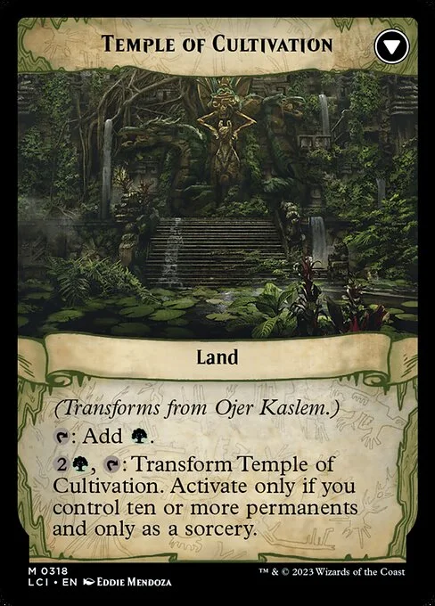 Ojer Kaslem, Deepest Growth // Temple of Cultivation (back)