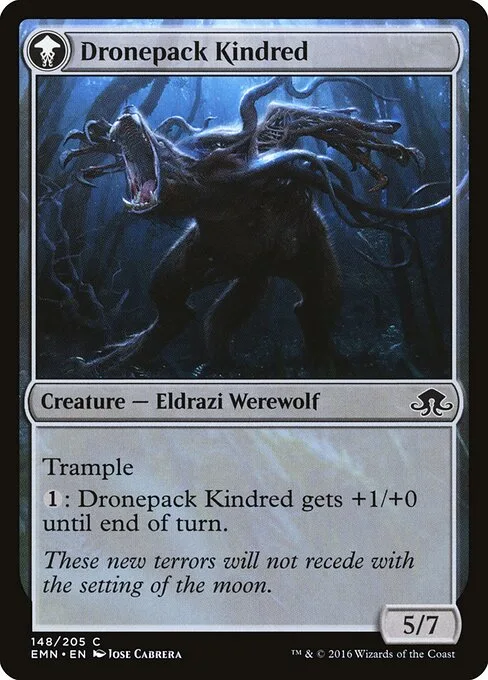 Vildin-Pack Outcast // Dronepack Kindred (back)