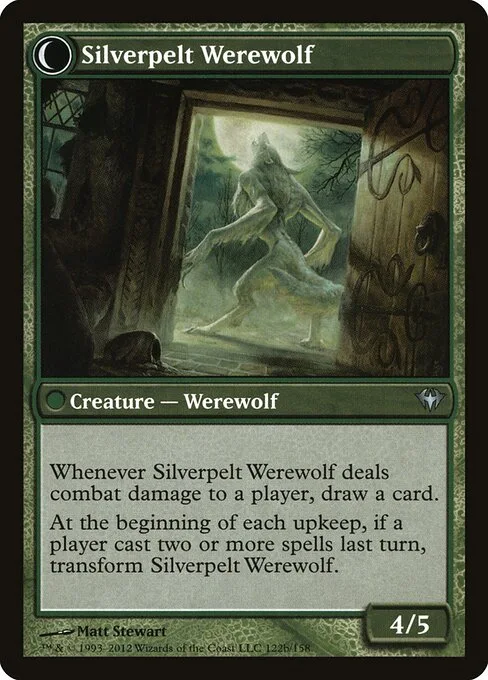 Lambholt Elder // Silverpelt Werewolf (back)