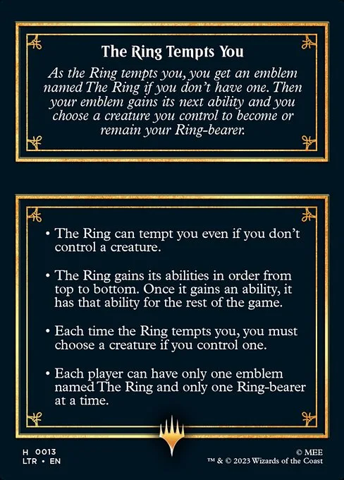 The Ring // The Ring Tempts You (back)