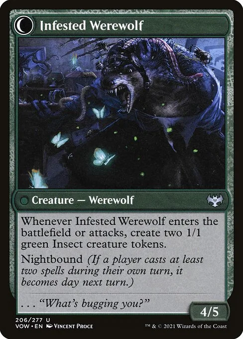 Infestation Expert // Infested Werewolf (back)