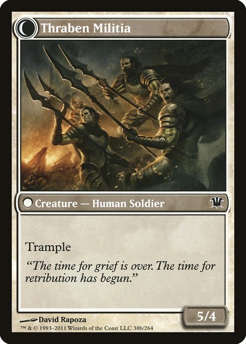 Thraben Sentry // Thraben Militia (back)
