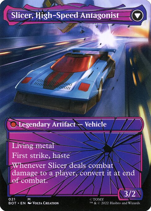 Slicer, Hired Muscle // Slicer, High-Speed Antagonist (back)