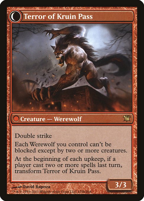 Kruin Outlaw // Terror of Kruin Pass (back)