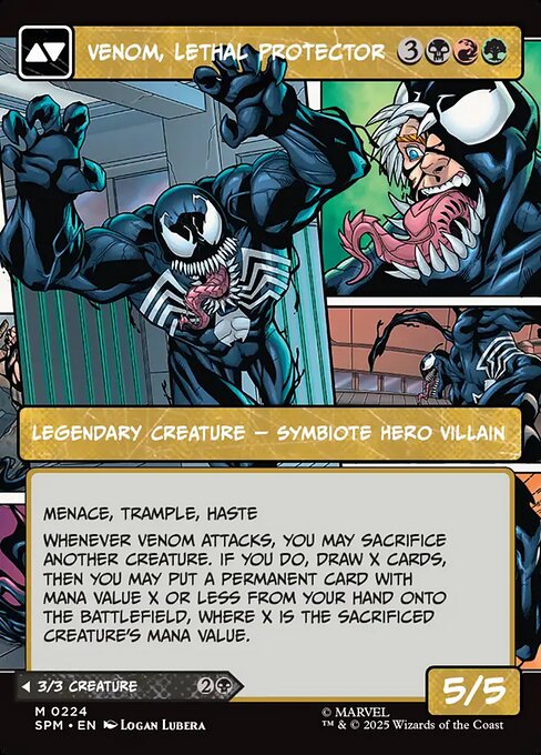 Eddie Brock // Venom, Lethal Protector (back)