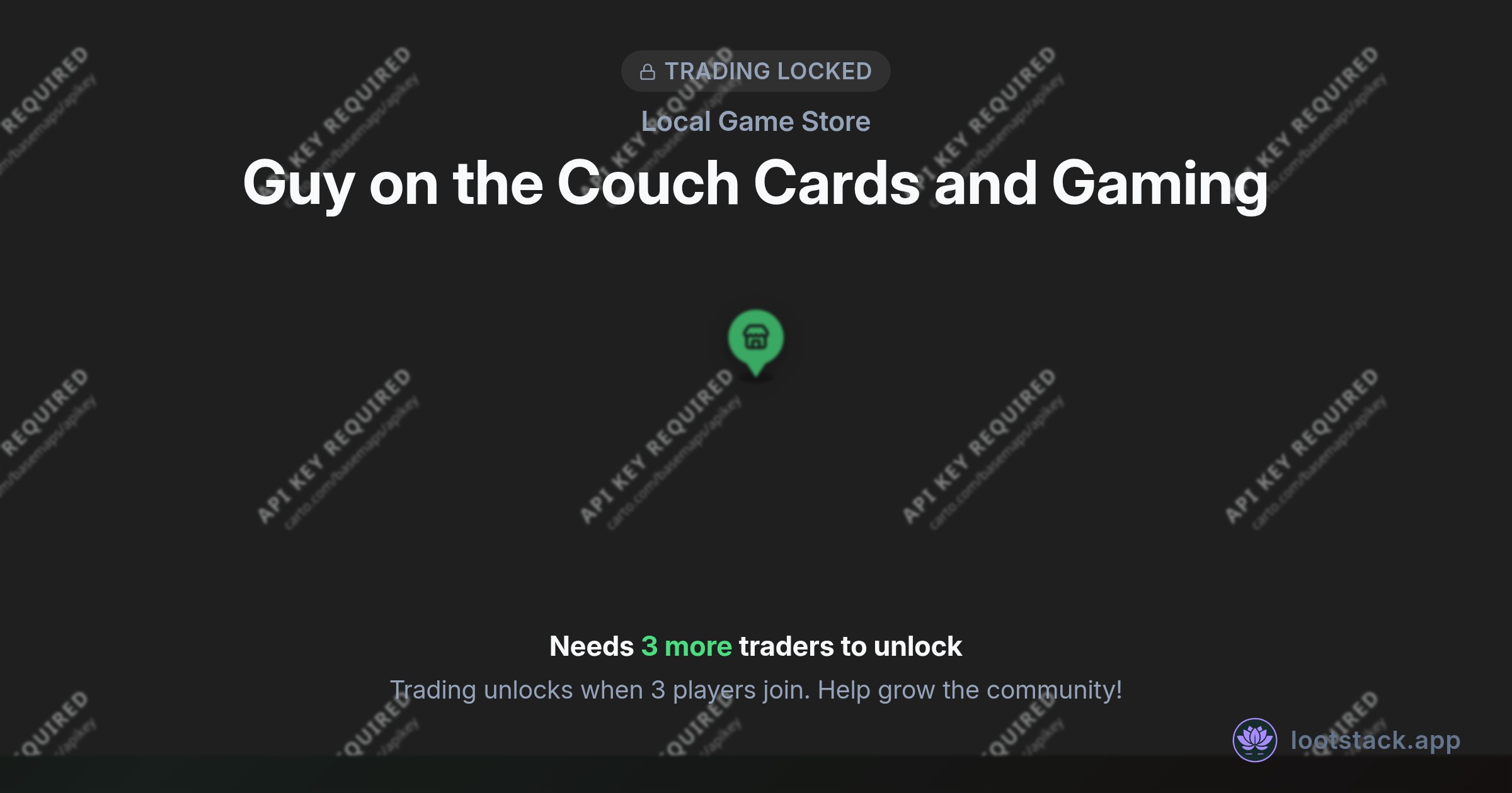 Guy on the Couch Cards and Gaming Local Game Store | Lootstack | Lootstack