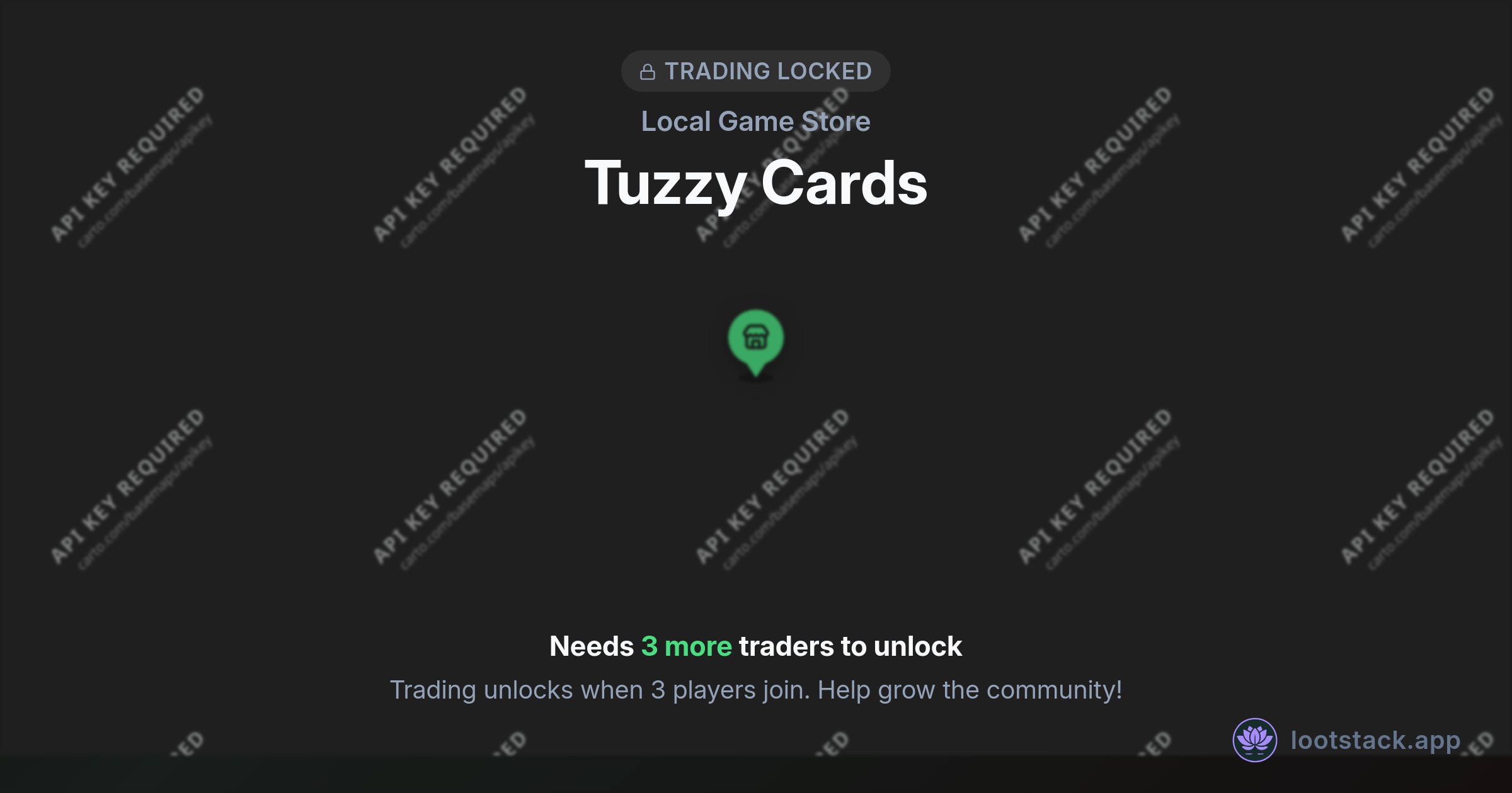 Tuzzy Cards Local Game Store | Lootstack | Lootstack